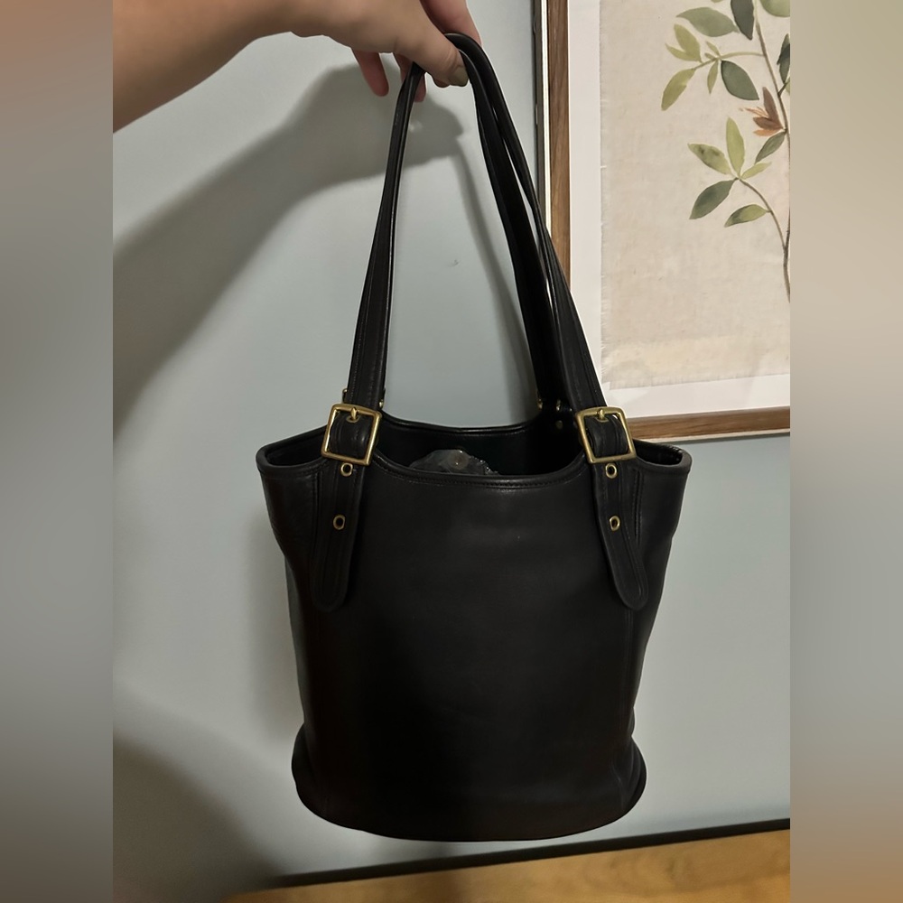 Vintage Coach Leather Legacy Shopper Tote style 9090 - Picture 2 of 3